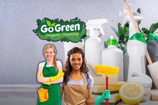 Go Green Organic Clean team in Sarasota providing eco-friendly cleaning services